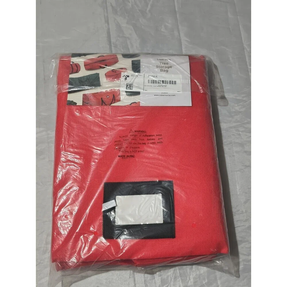 9 Ft Large Christmas Tree Storage Bag - Red - Waterproof - Durable 2176
